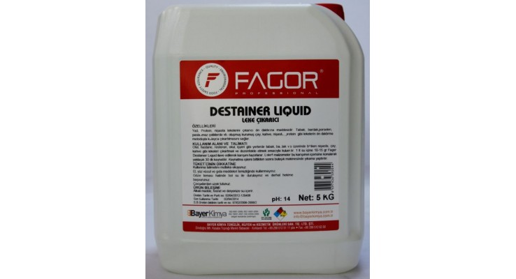 FAGOR DESTAINER LIQUID 5 KG